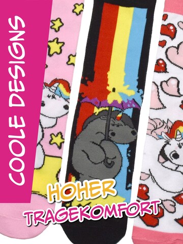 pummel & friends Socks 'Pummeleinhorn' in Mixed colors