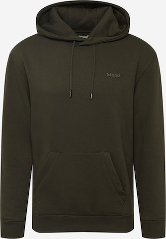 Sweat-shirt 'Naftali' BLEND en vert : devant
