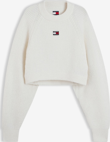 Pull-over Tommy Jeans en blanc : devant