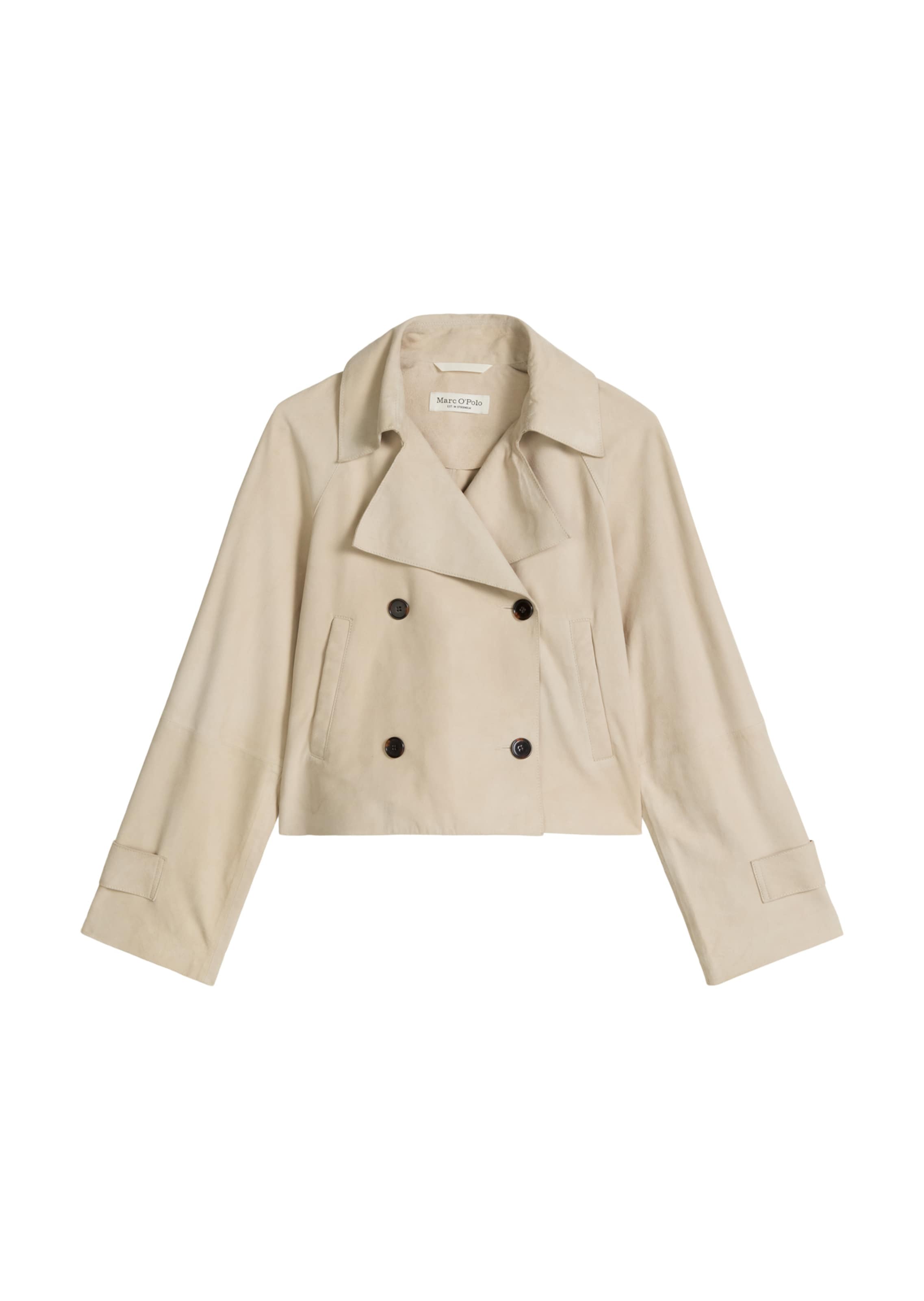 Marc O'Polo Tussenjas in de kleur Greige, Productweergave