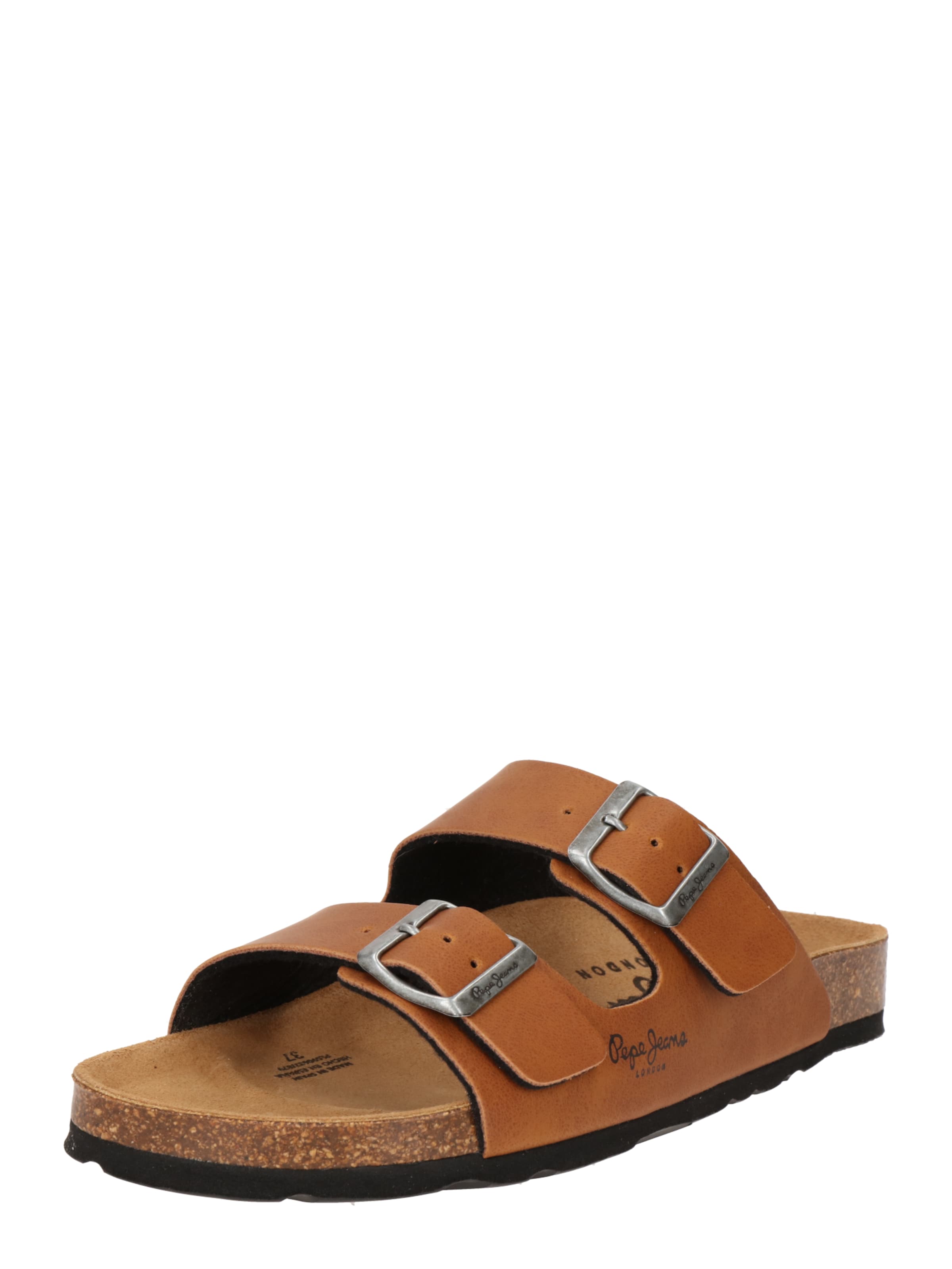 Pepe Jeans Mule 'Oban Classic' in Brown: front