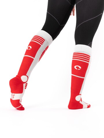 Occulto Athletic Socks 'Maria' in Red