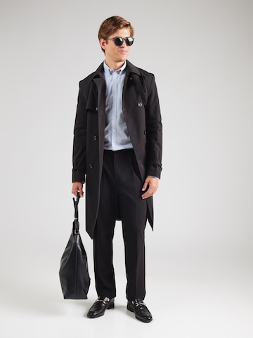Coupe regular Chemise business Lindbergh en bleu