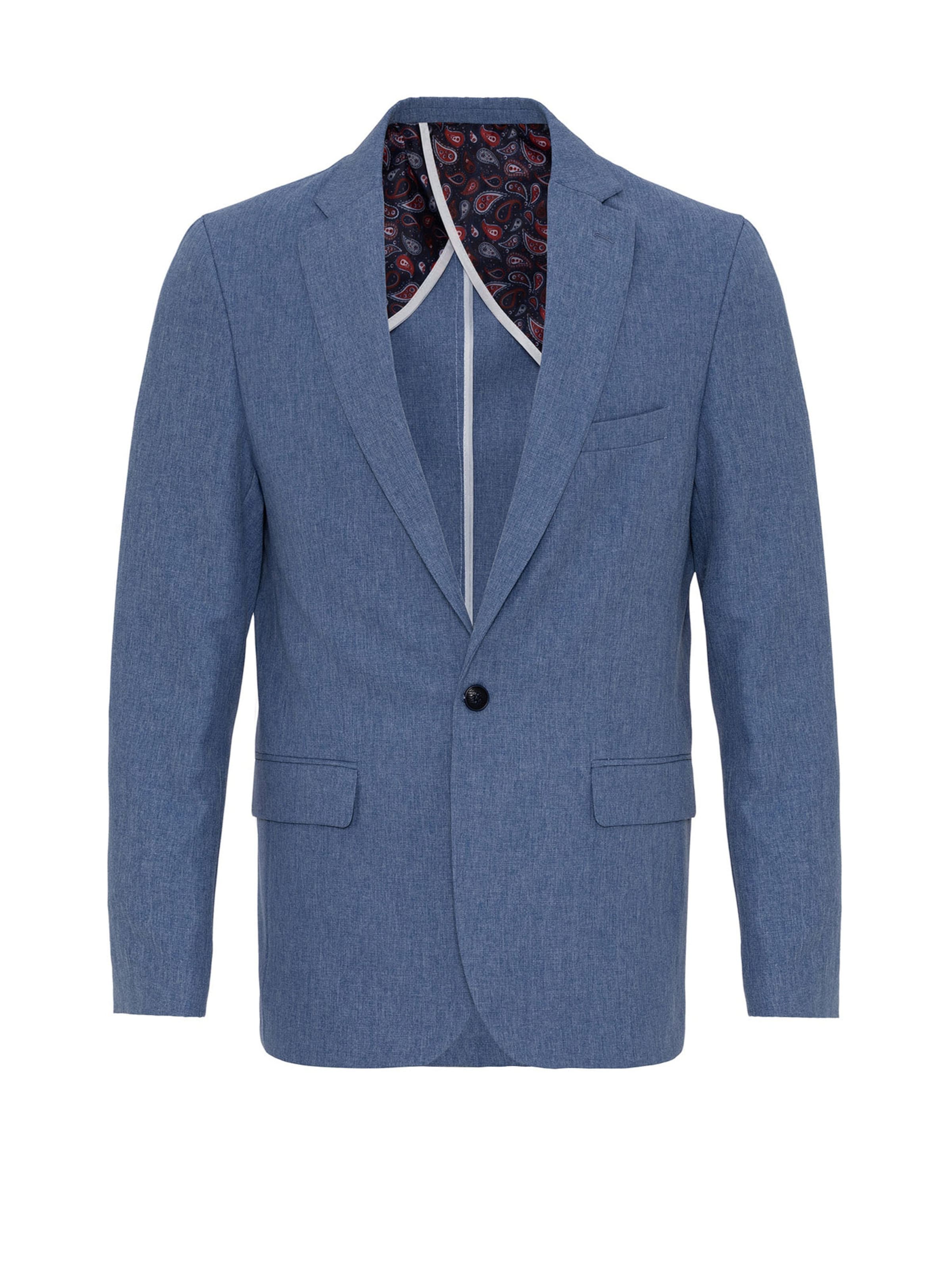 Daniel Hills Regular fit Suknjič | modra barva: sprednja stran