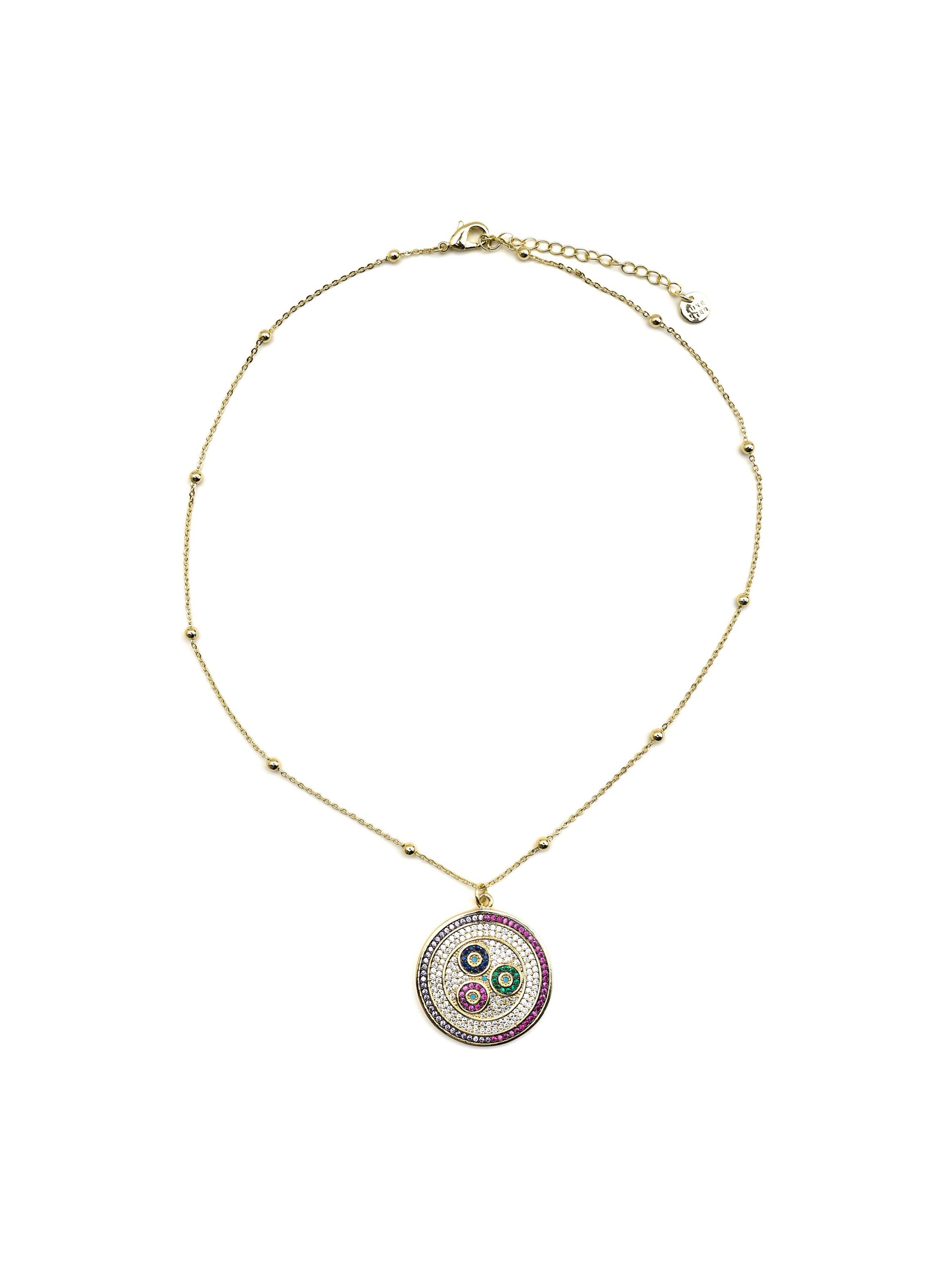 Luxenter Kæde 'Purma' i blandingsfarvet: forside