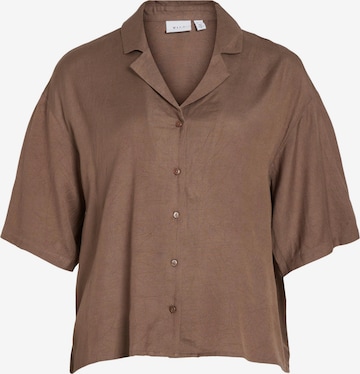 VILA Blouse 'Pricil' in Brown: front