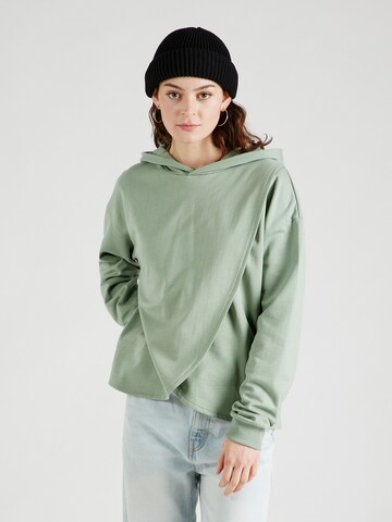 ABOUT YOU Sweatshirt 'Isabell' i grön: framsida