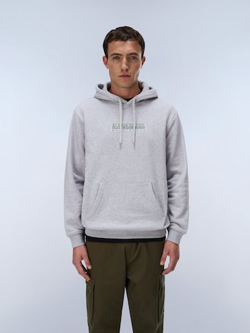 NAPAPIJRI Sweatshirt in Grau: Vorderseite