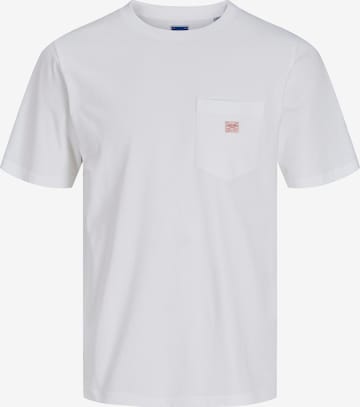 balta JACK & JONES Marškinėliai 'JPRBLUCALEB': priekis