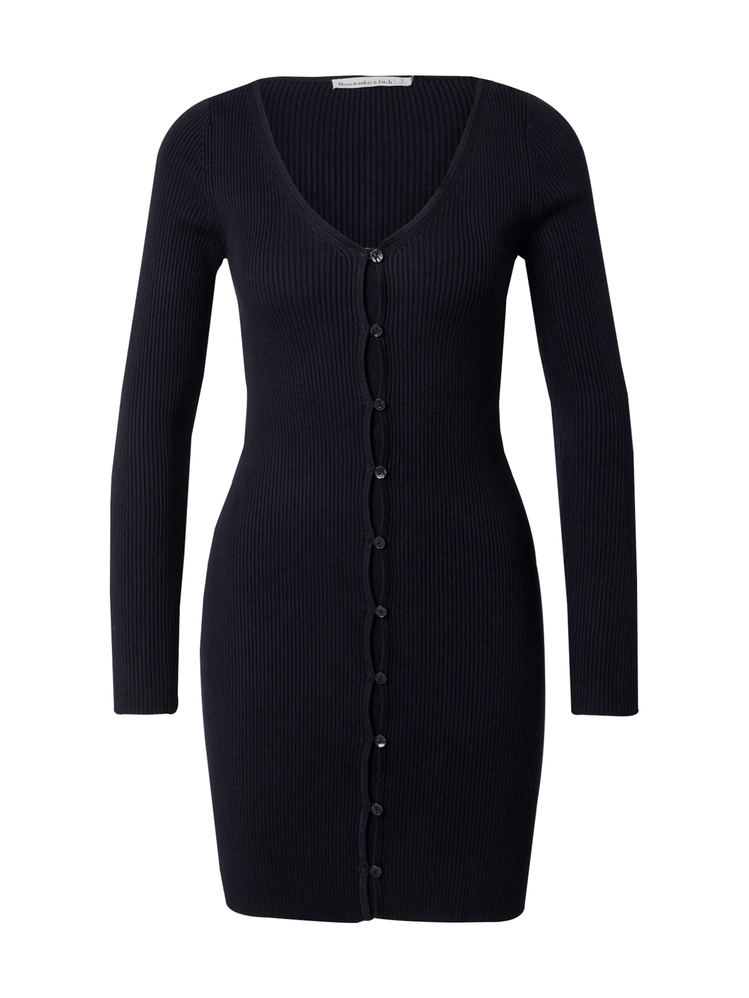 Abercrombie & Fitch Pletené šaty - čierna, Produkt