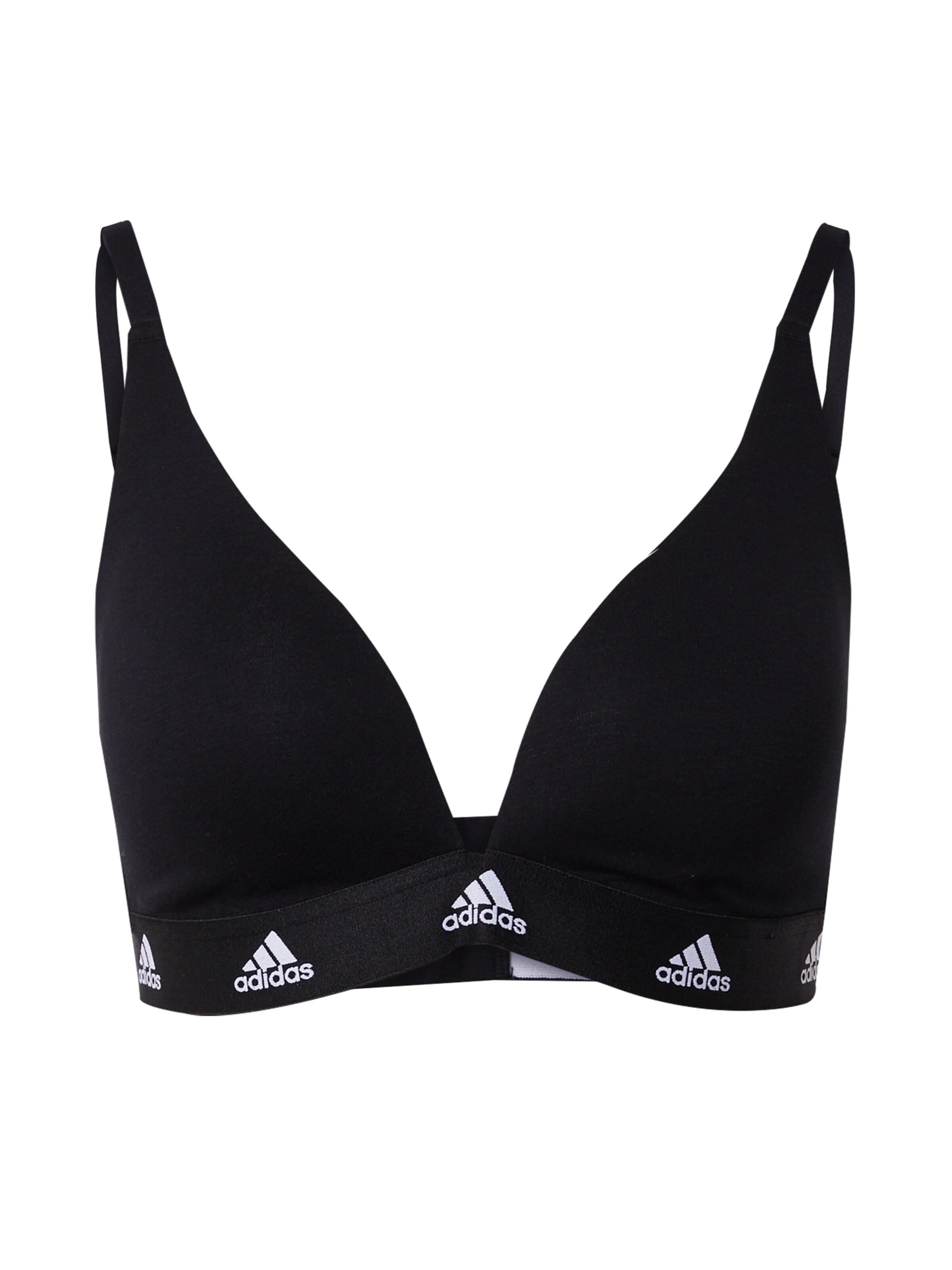 Bustier Soutien-gorge de sport ADIDAS SPORTSWEAR en noir : devant