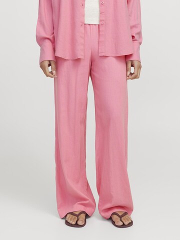 JJXX Wide Leg Bukser 'JXPoppy' i pink: forside