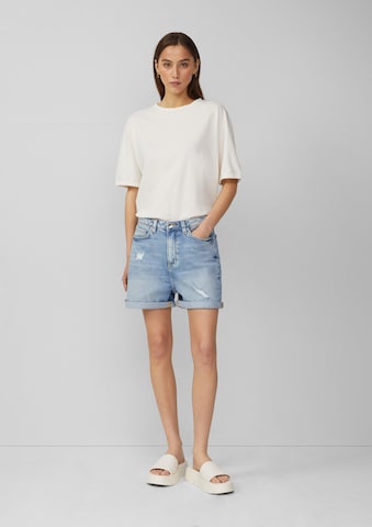 QS Loosefit Shorts in Blau