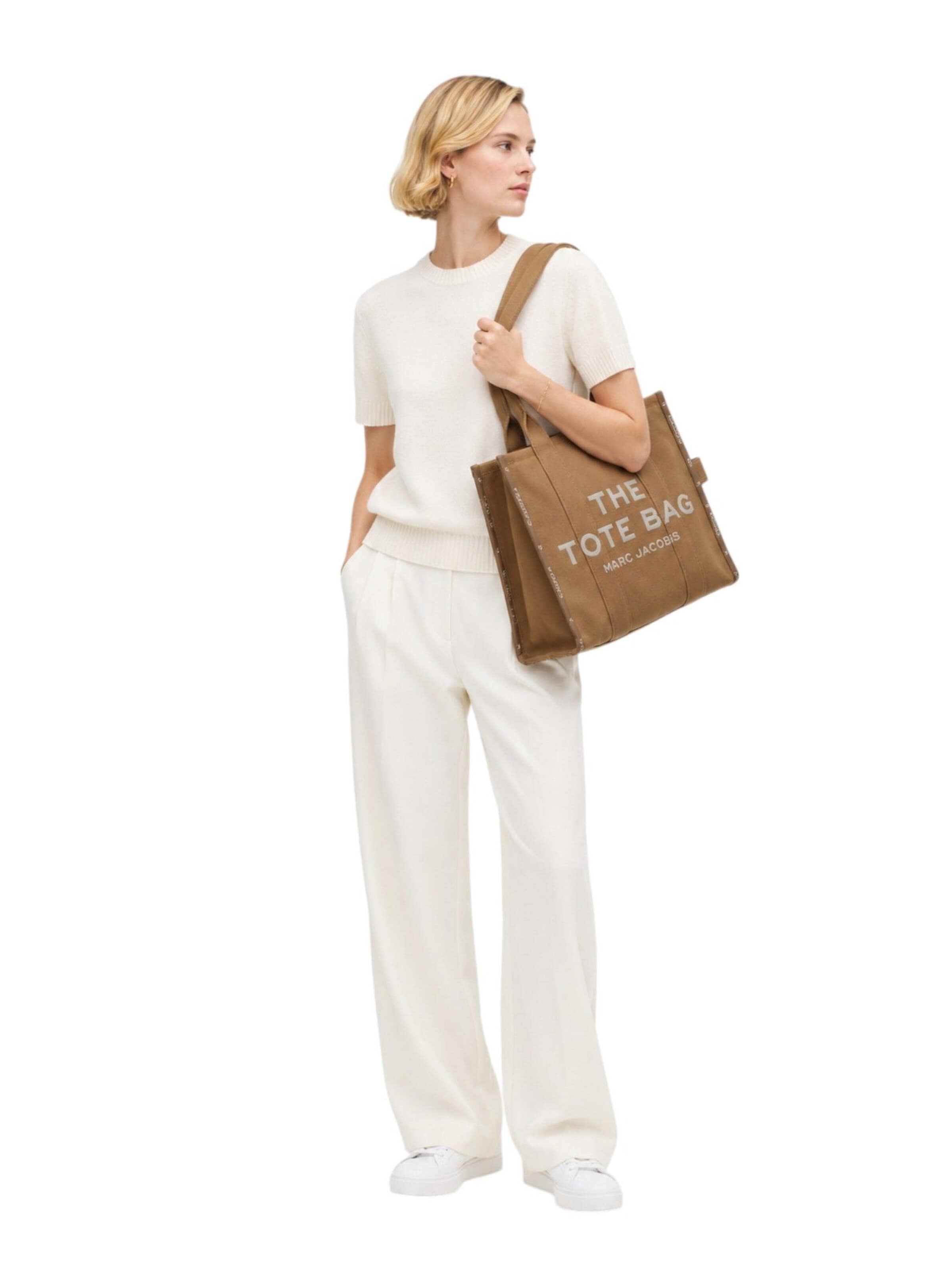 Marc Jacobs Handbag 'Large Tote' in Beige: front