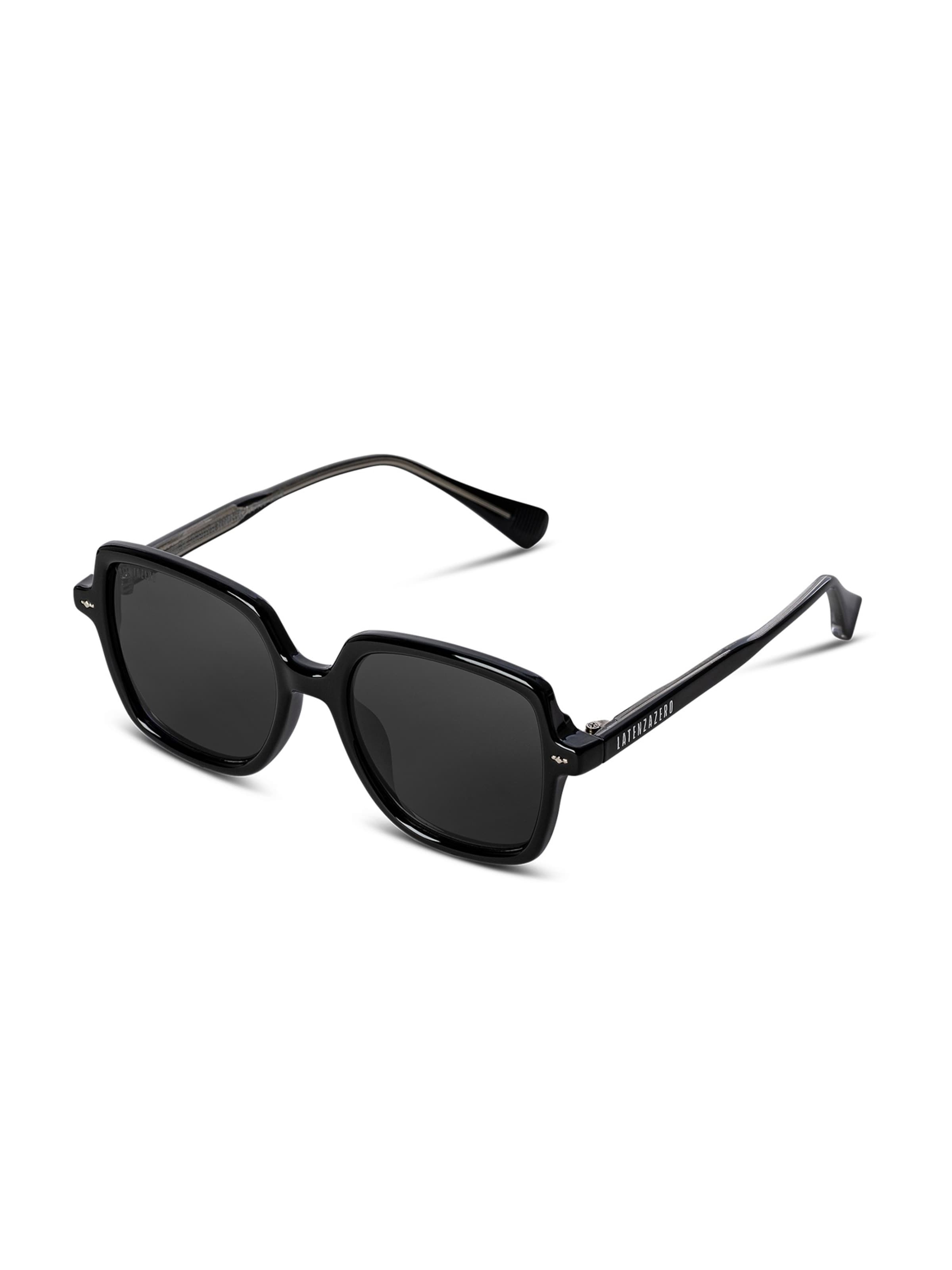 LatenzaZero Sonnenbrille 'Zephyr Sun'‌‌‌‌‌‌ in Schwarz: Vorderseite