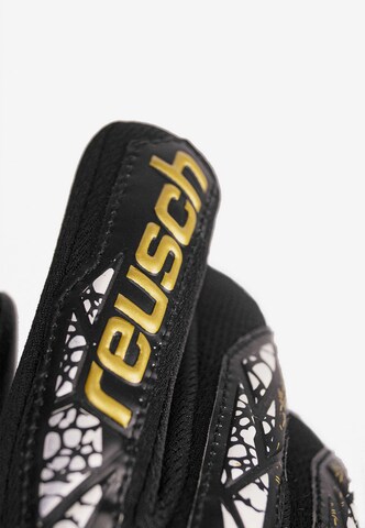 REUSCH Athletic Gloves 'Attrakt Silver NC' in Black