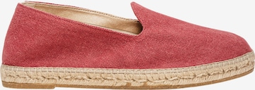 Alhamas Espadrilles 'Alpargata Plana' in Rot: Vorderseite