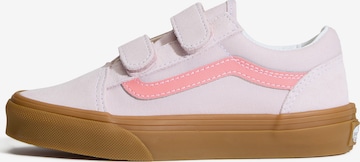 balta VANS Sportbačiai 'Old Skool Hook and Loop': priekis