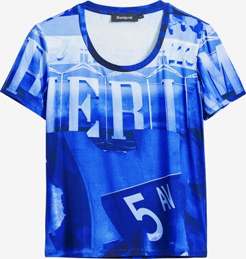 Desigual - Camisa em azul: frente