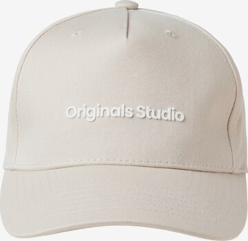 JACK & JONES Cap in Beige: front