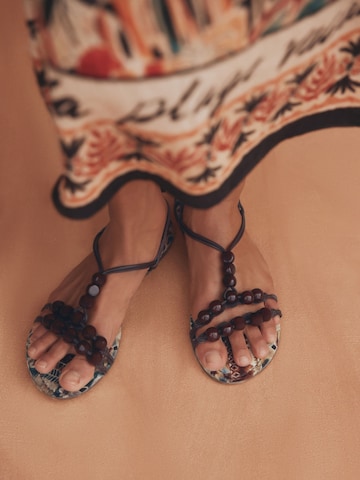 Next Sandalen met riem 'Forever Comfort' in Bruin