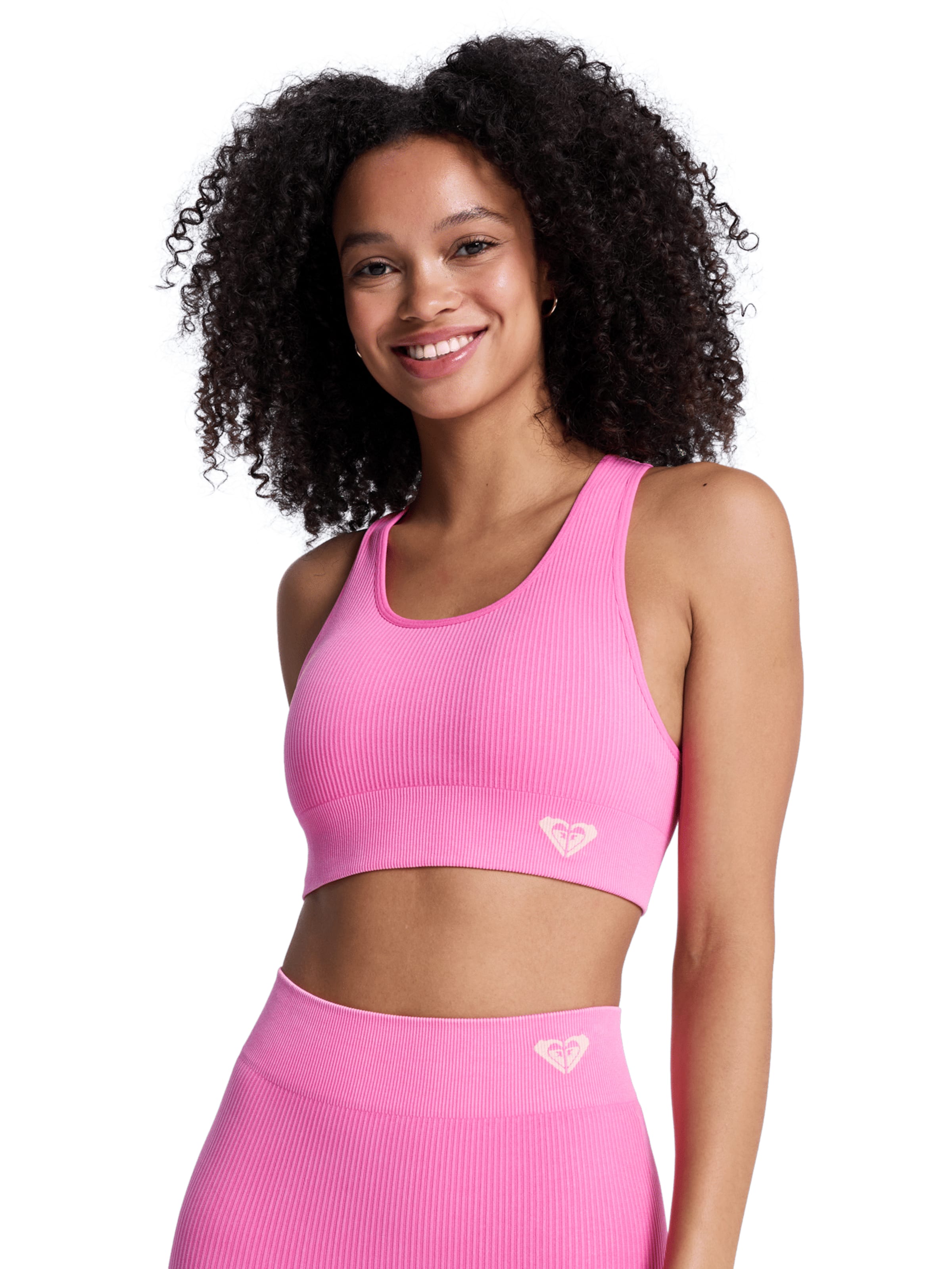 ROXY Sport-BH in Pink: Vorderseite