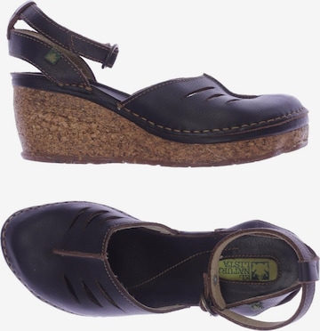 EL NATURALISTA Sandals & High-Heeled Sandals in 37 in Black: front