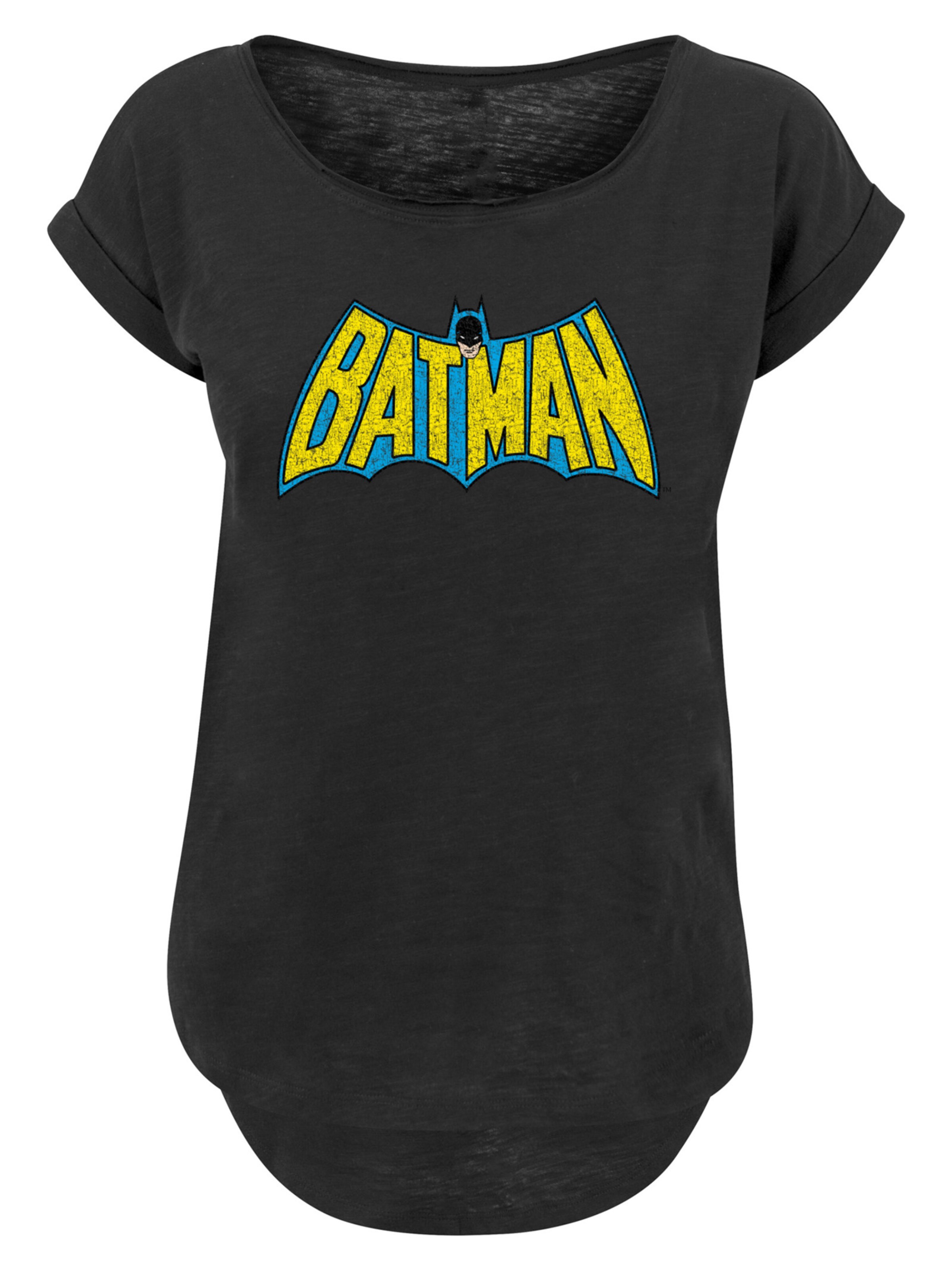 T-shirt 'DC Comics Superhelden Batman' F4NT4STIC en noir : devant