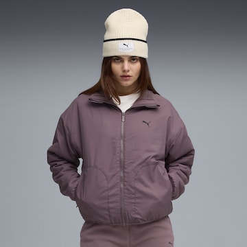 PUMA Functionele fleece jas in Lila: voorkant
