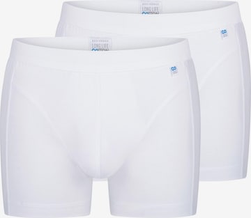 SCHIESSER Boxer shorts 'Long Life Cotton' in White: front