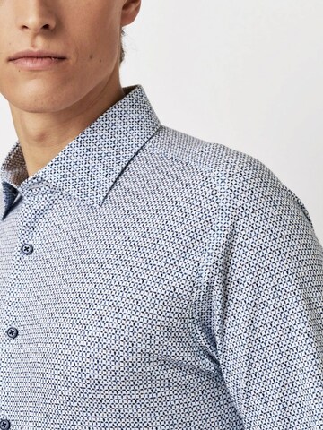 DESOTO Slim fit Button Up Shirt in Blue