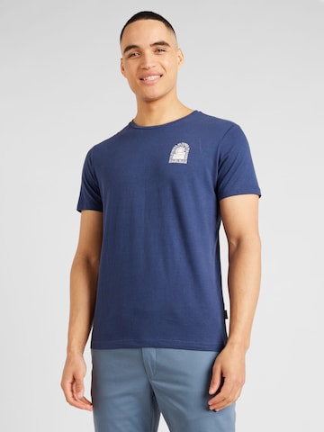 BLEND T-Shirt in Blau: predná strana