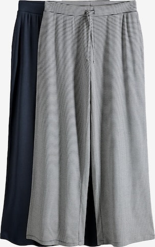 Wide Leg Pantalon The Set en bleu : devant