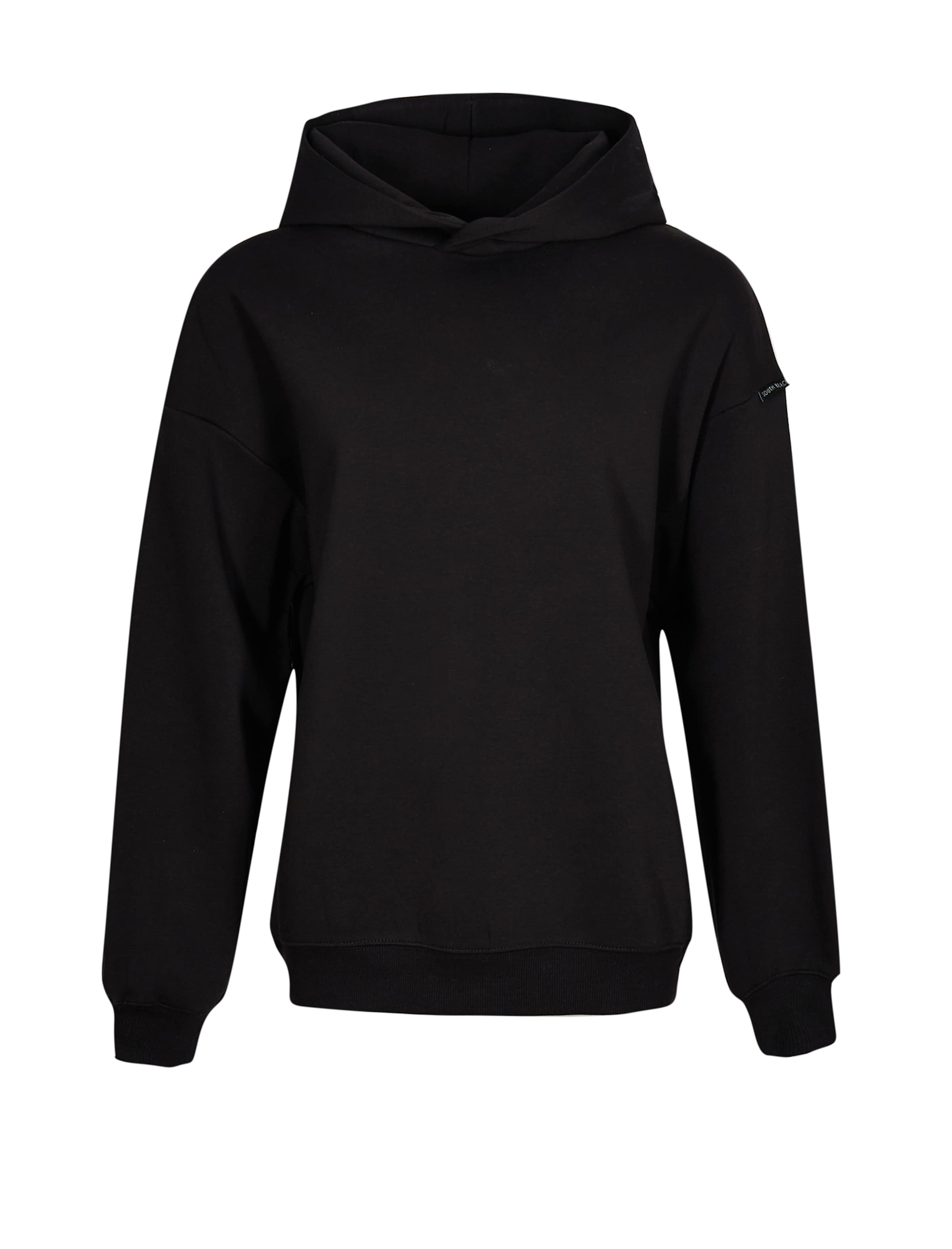 Sweat-shirt South Beach en noir : devant