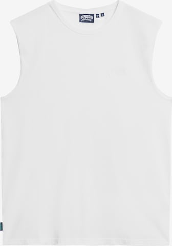 T-Shirt 'Essential' Superdry en blanc : devant