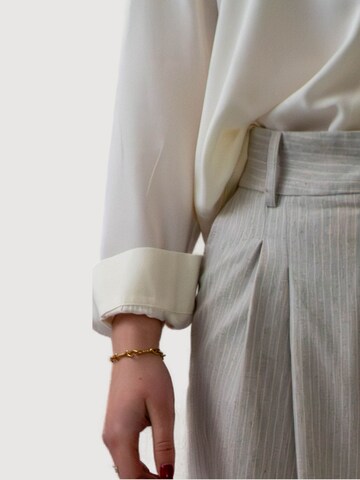 WEARABLE STORIES Wide leg Pantalon 'Gwyneth' in Grijs