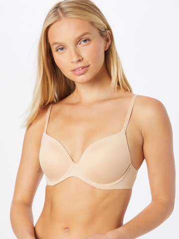 Invisible Soutien-gorge Hunkemöller en beige : devant