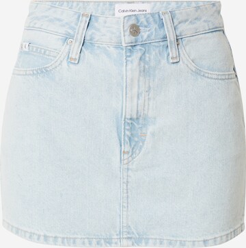 Calvin Klein Jeans Rok in Blauw: voorkant