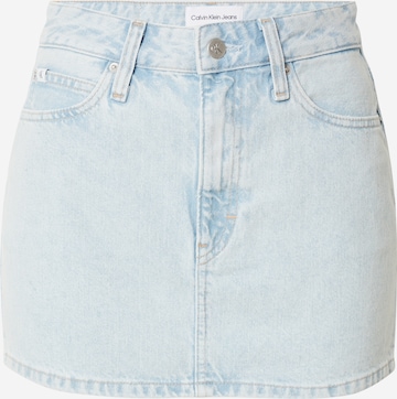 Calvin Klein Jeans Spódnica w kolorze niebieski: przód