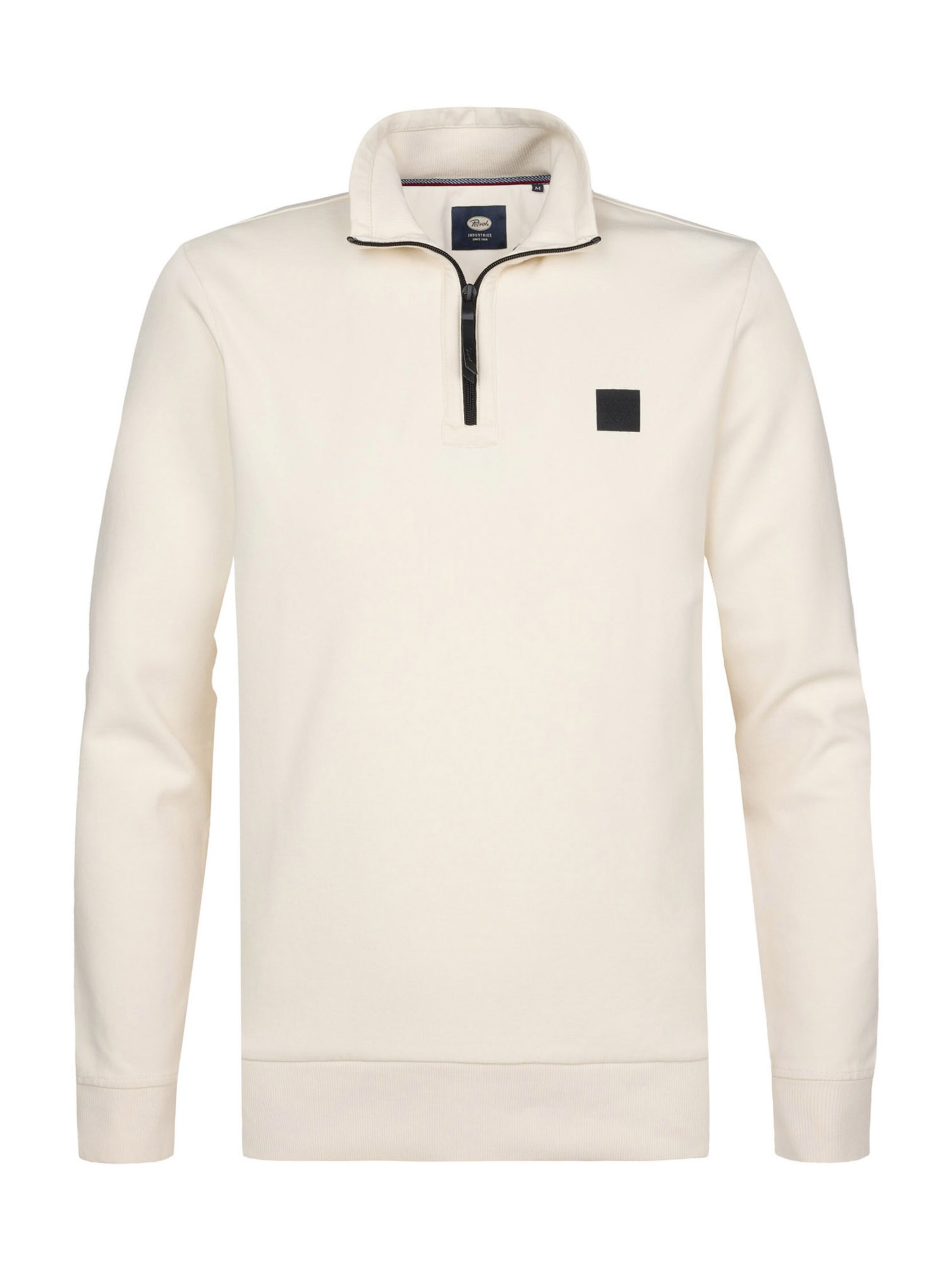 Petrol Industries Mikina – bílá: přední strana