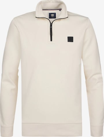 Petrol Industries Mikina – bílá: přední strana