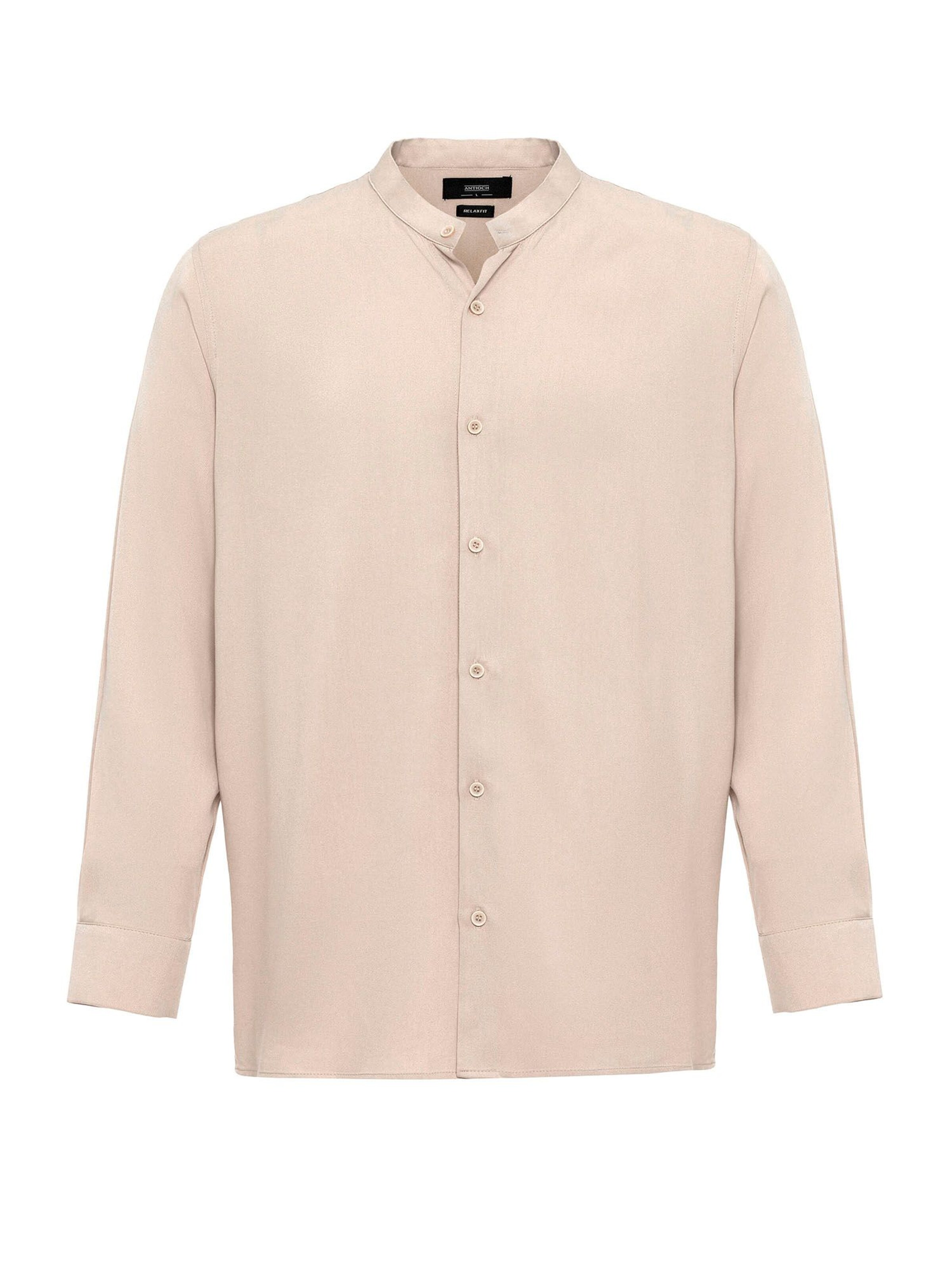 Antioch Классический крой Рубашка в Бежевый: спереди