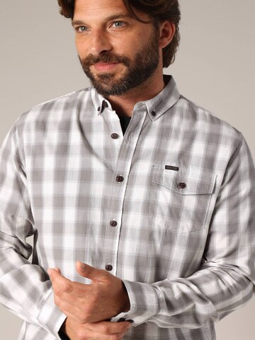 Coupe regular Chemise 'Pieter' Deeluxe en gris