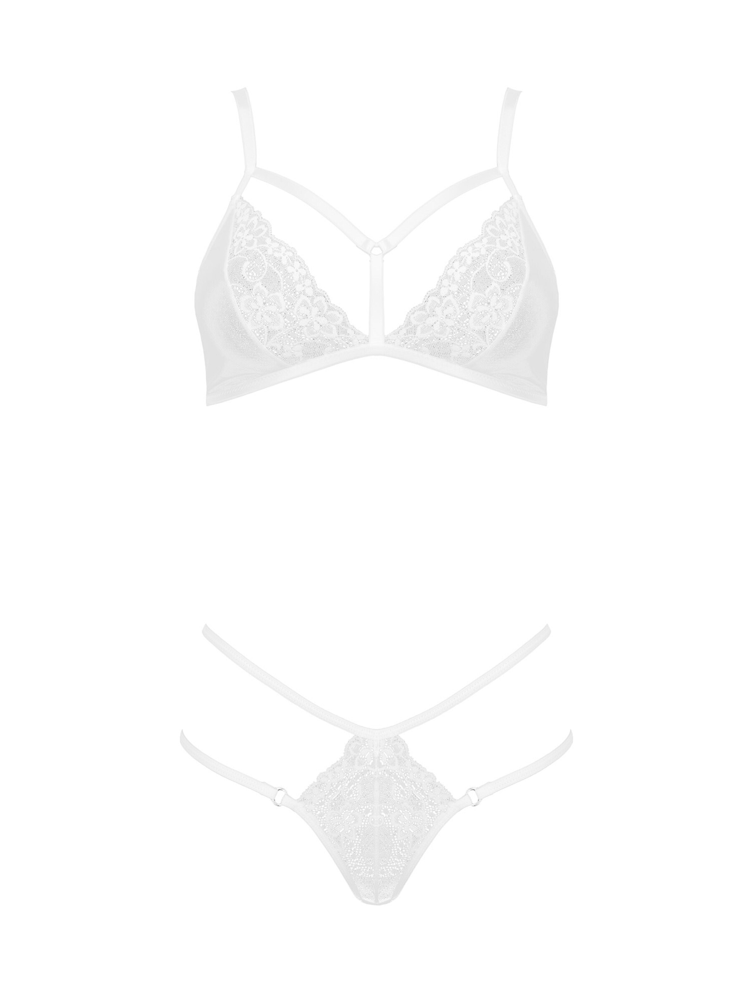 SpaLeXLine Balconette Underwear Sets 'Sinon' in White