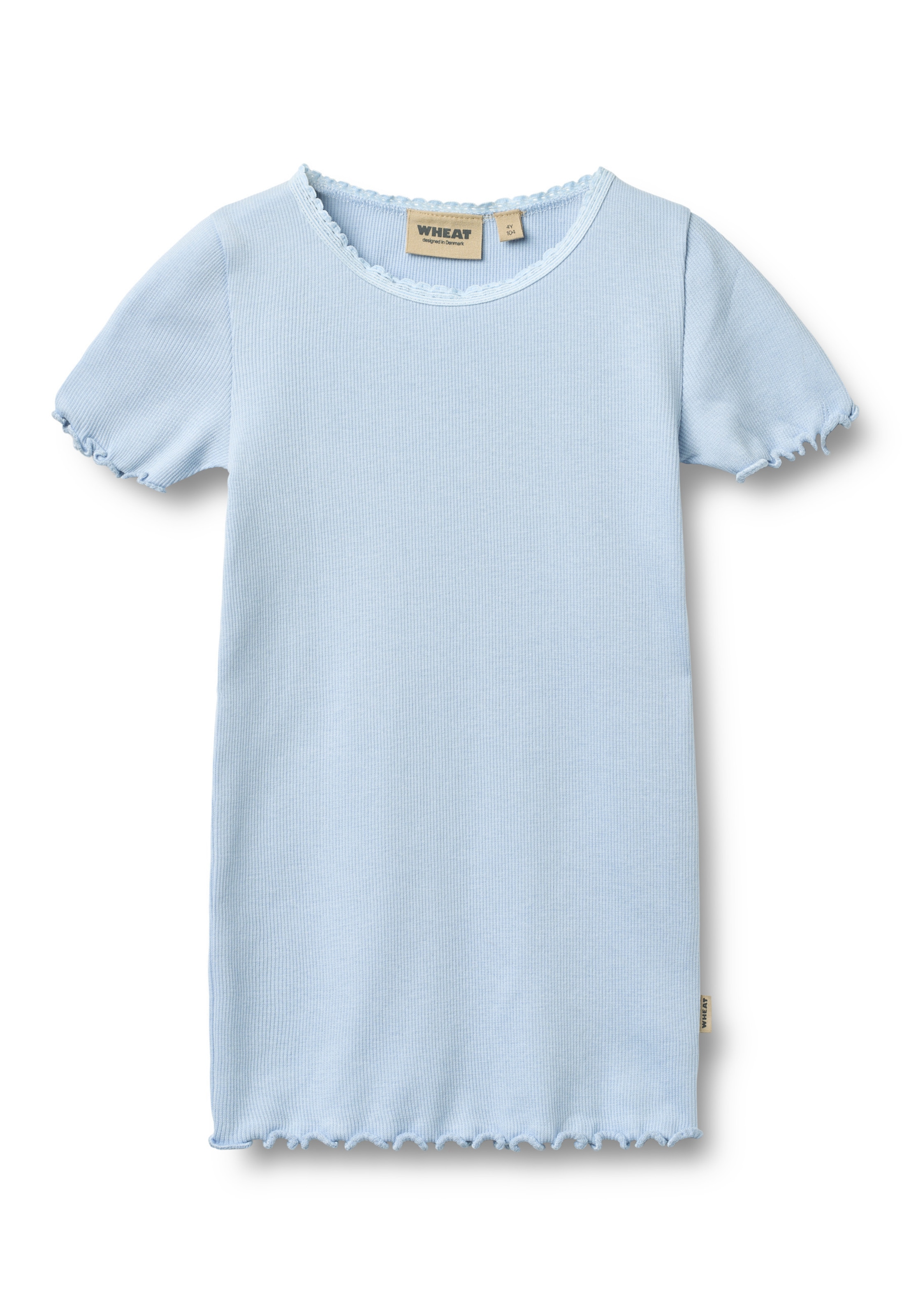 T-Shirt 'Katie' WHEAT en bleu : devant