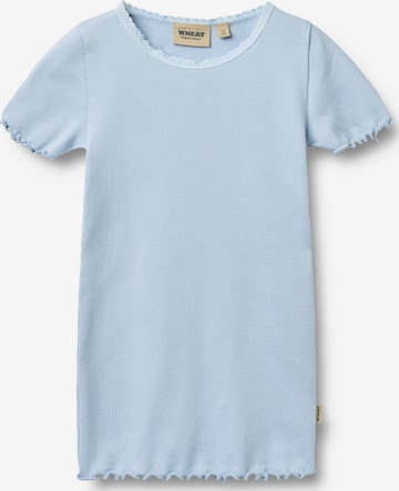 T-Shirt 'Katie' WHEAT en bleu : devant