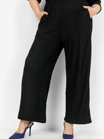Regular Pantalon 'Gunva' Wasabi Concept en noir : devant