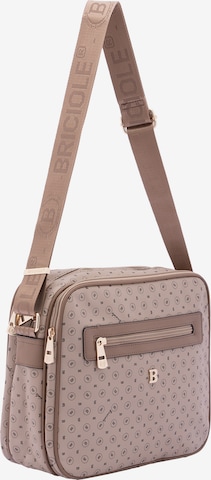 Sac à bandoulière Briciole en marron : devant