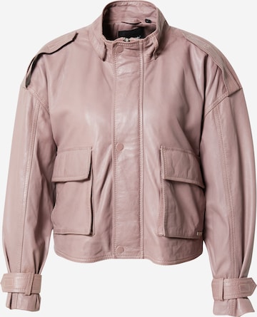 Maze Between-Season Jacket in Purple: front