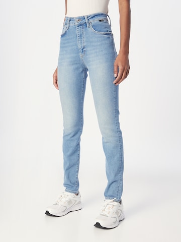 Mavi Skinny Jeans in Blue: front